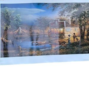 Scenic Country Store Art Print Summertime by Terry Redlin 1991